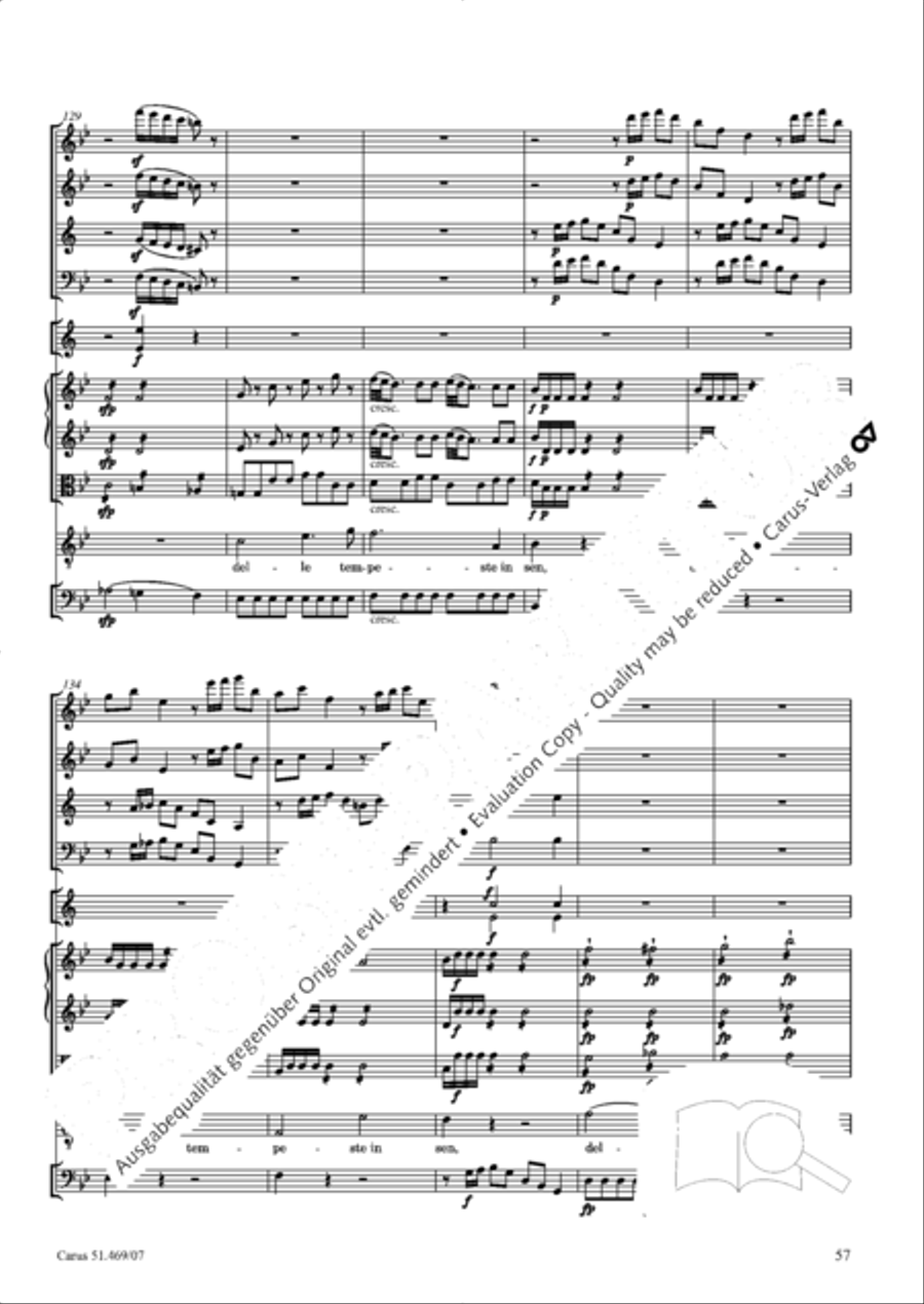 Davide penitente 4-Part scores gallery preview page 70
