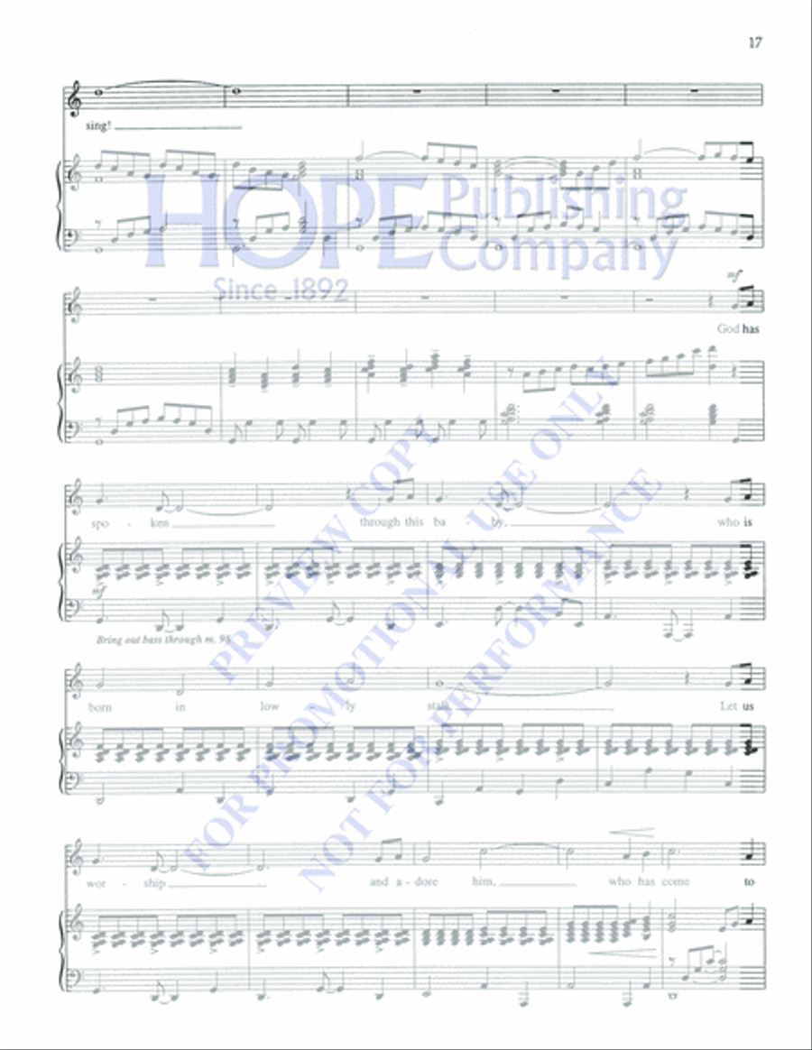 A Song of Joy Medium Voice scores gallery preview page 19