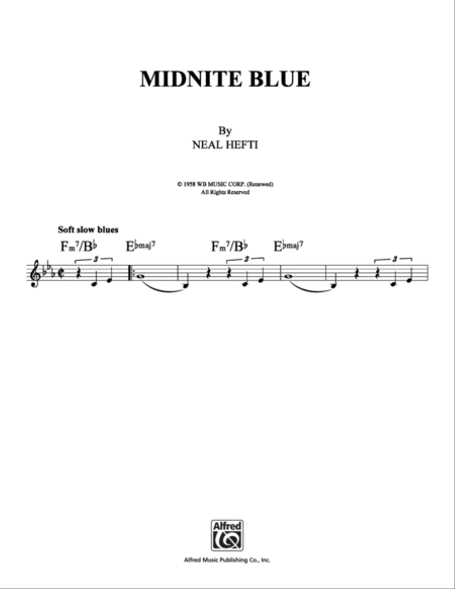 Midnite Blue School and Community scores gallery preview page 1