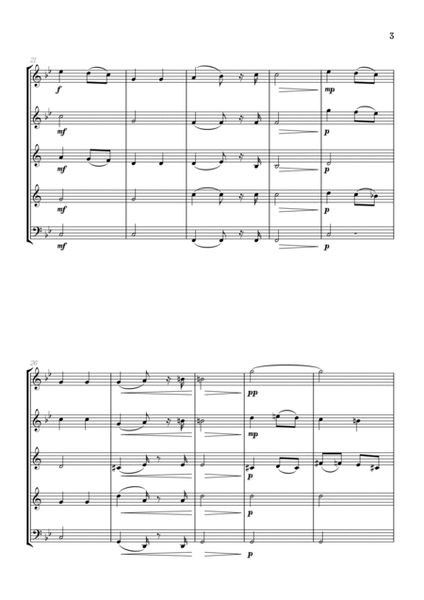 Wagner • Here Comes the Bride (Bridal Chorus) from Lohengrin | woodwind quintet sheet music image number null