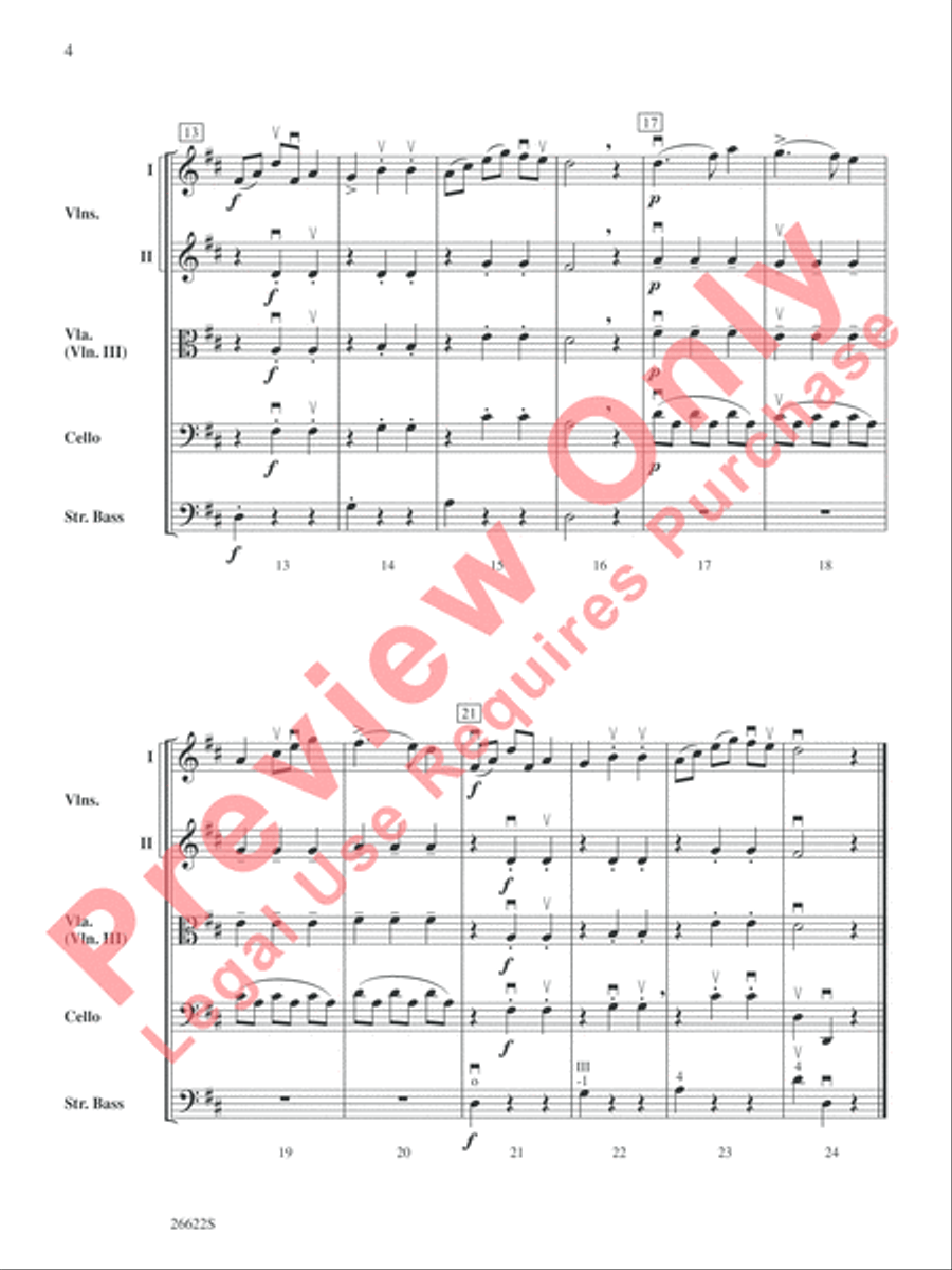 Belwin Beginning String Orchestra Kit #3 String Orchestra scores gallery preview page 5