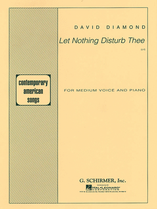 Book cover for Let Nothing Disturb Thee
