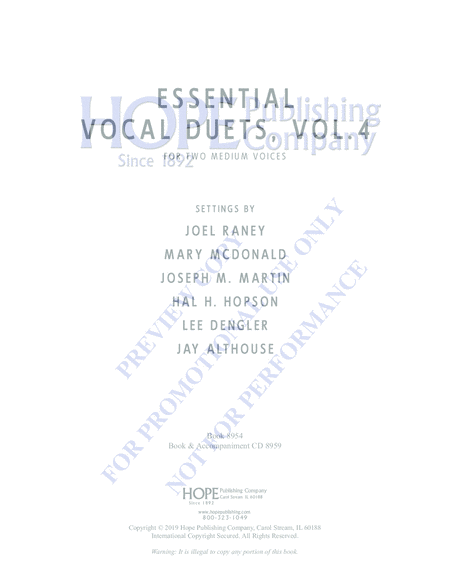 Essential Vocal Duets, Vol. 4