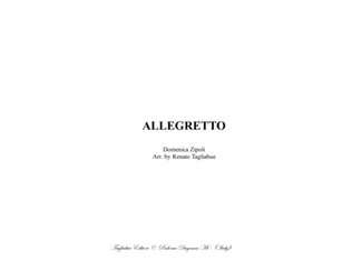 ALLEGRETTO - D. Zipoli - For Organ 3 staff