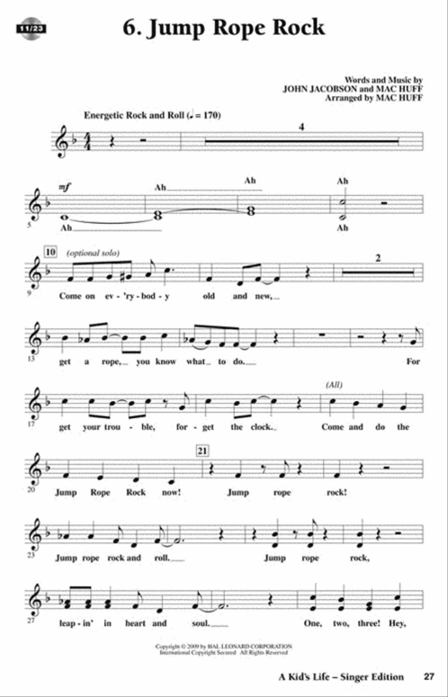 A Kid's Life Choir scores gallery preview page 6