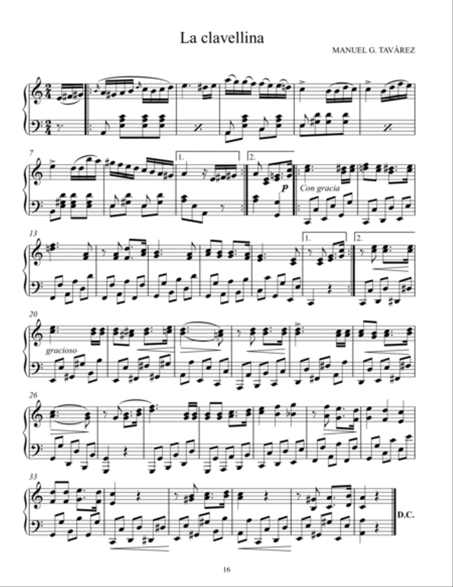 Danzas para Piano, vol. 2 Piano Solo scores gallery preview page 6