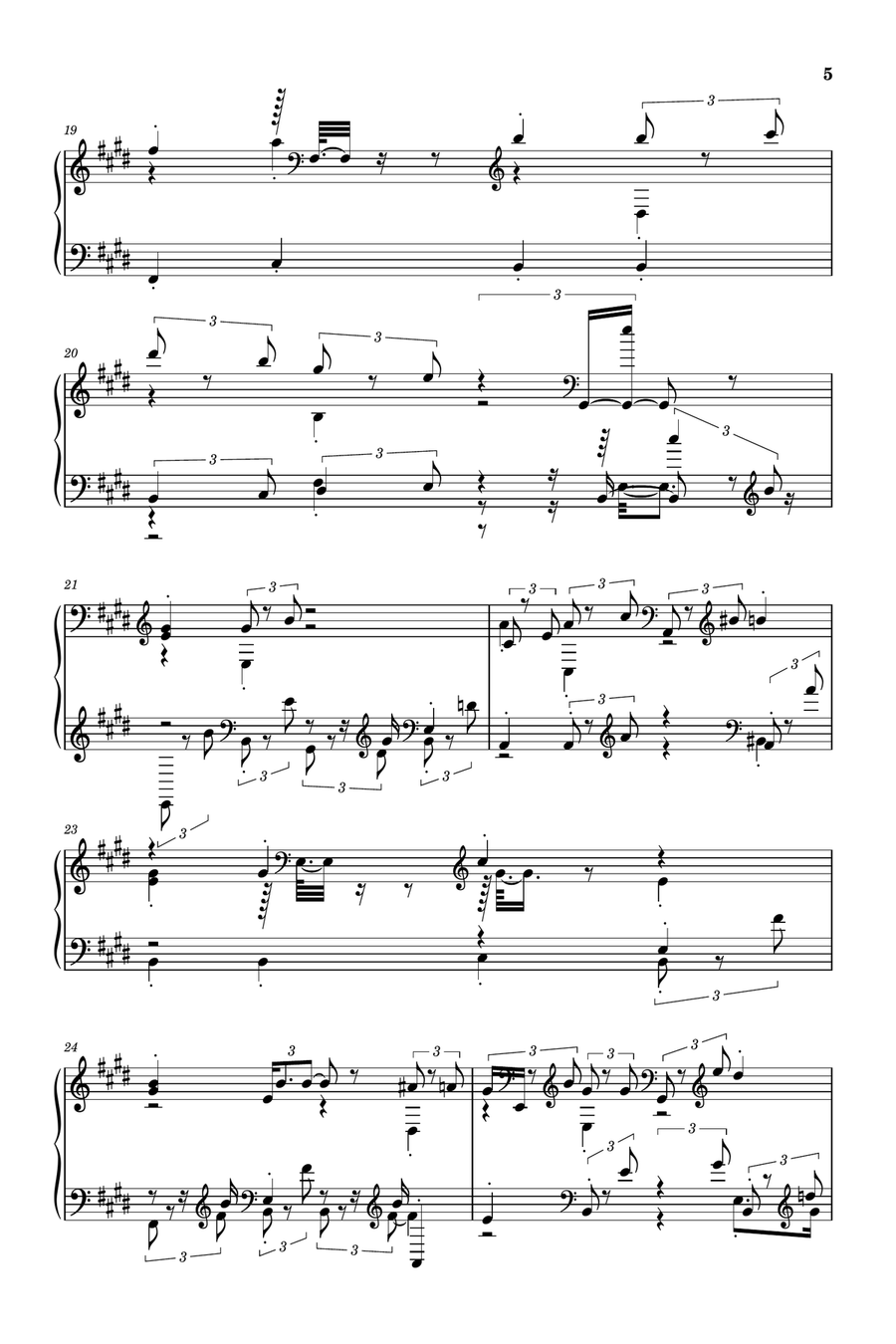 WAV Piano Solo scores gallery preview page 5
