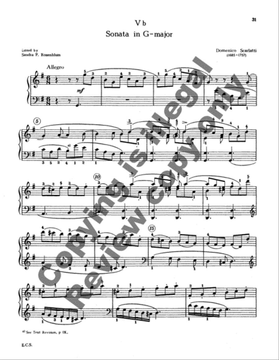 Five Pairs of Sonatas Five Pairs of Sonatas Harpsichord scores gallery preview page 14