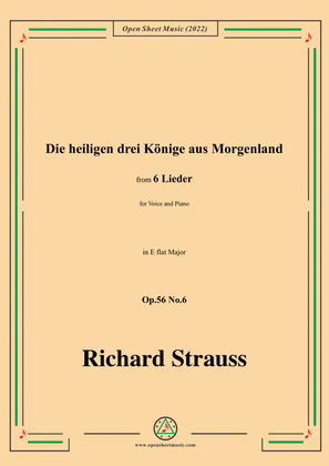 Richard Strauss-Die heiligen drei Könige aus Morgenland,in E flat Major