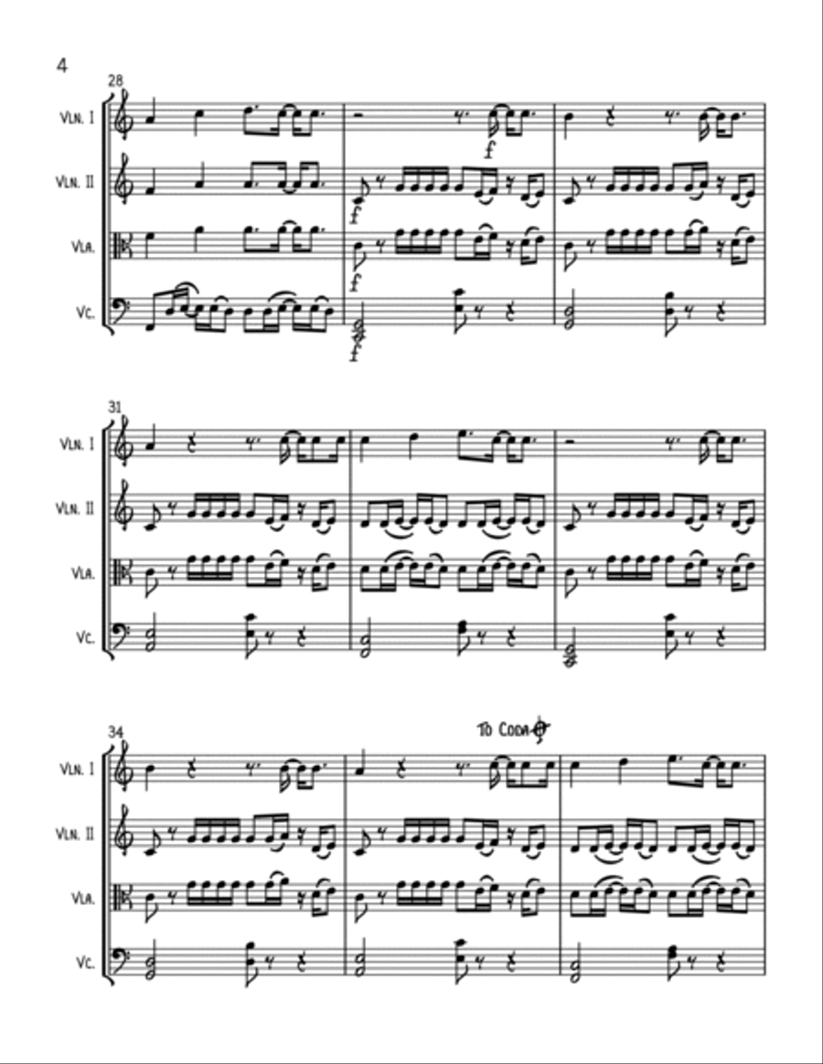 Girls Like You String Trio scores gallery preview page 4