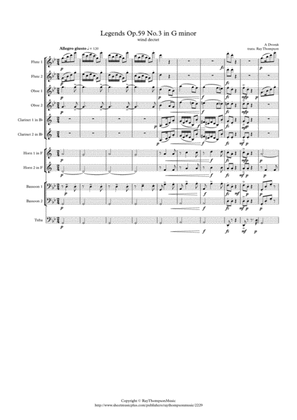 Dvorak: Legends Op.59 Mvt.3 in G minor - wind dectet