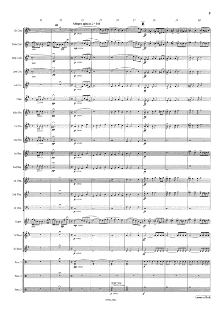 Rosen aus dem Suden Brass Band scores gallery preview page 6