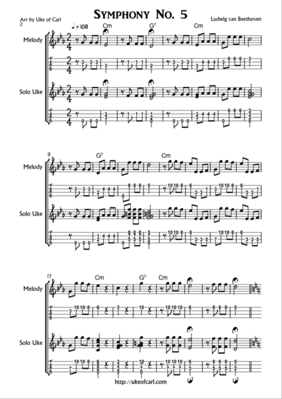 Popular Classics for Ukulele Ukulele scores gallery preview page 2