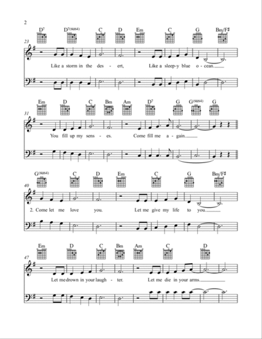 Annie's Song Piano scores gallery preview page 3