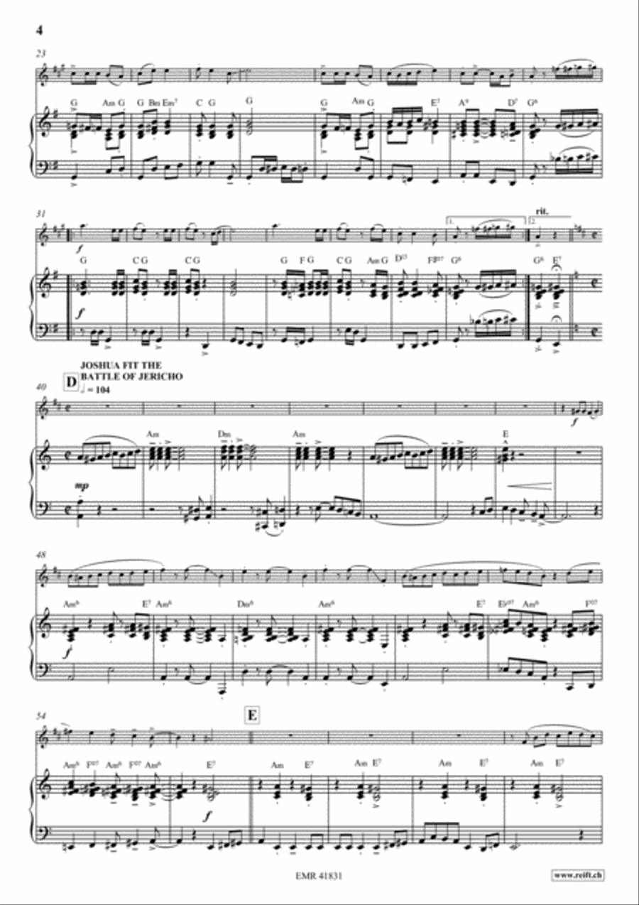 Fascinatin' Gospels Fascinatin' Gospels Cornet scores gallery preview page 5