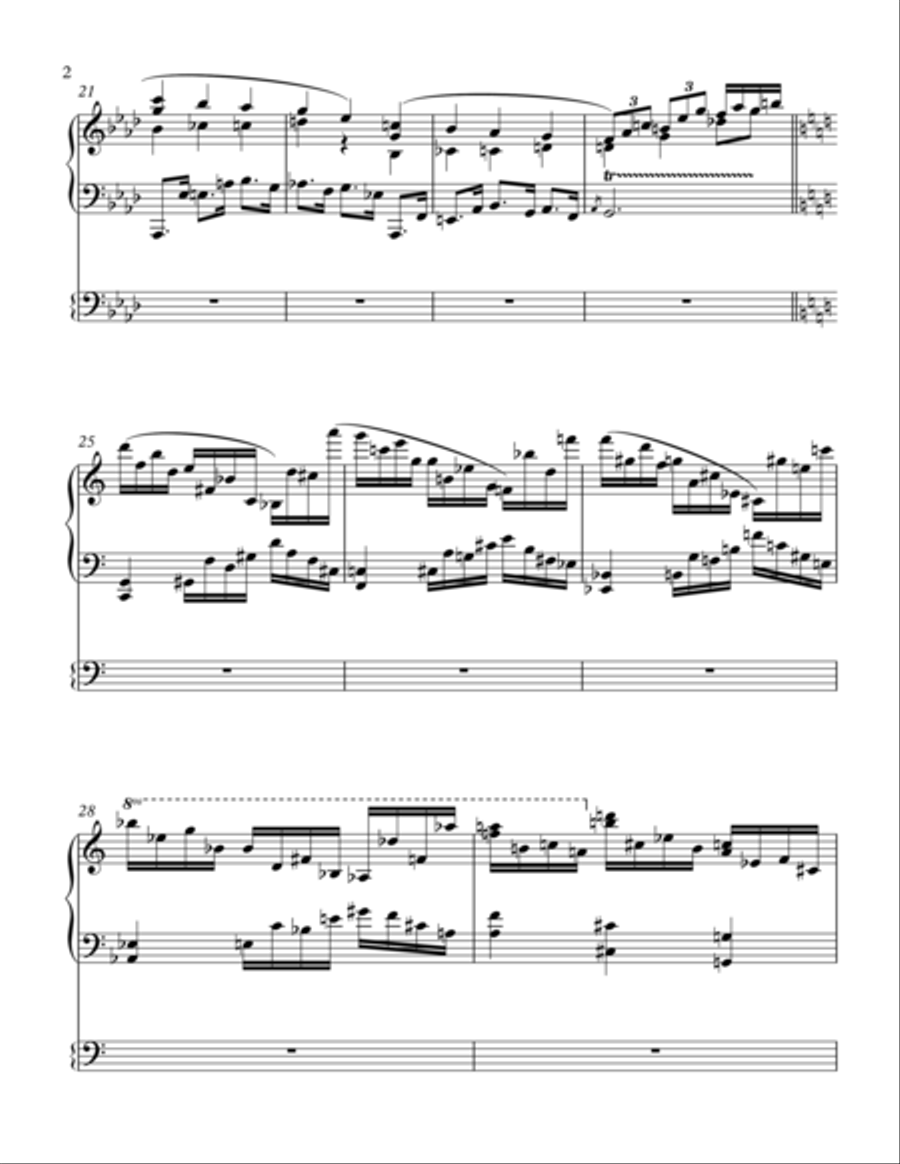 Impersonata: Movements II, III & IV Piano Solo scores gallery preview page 3