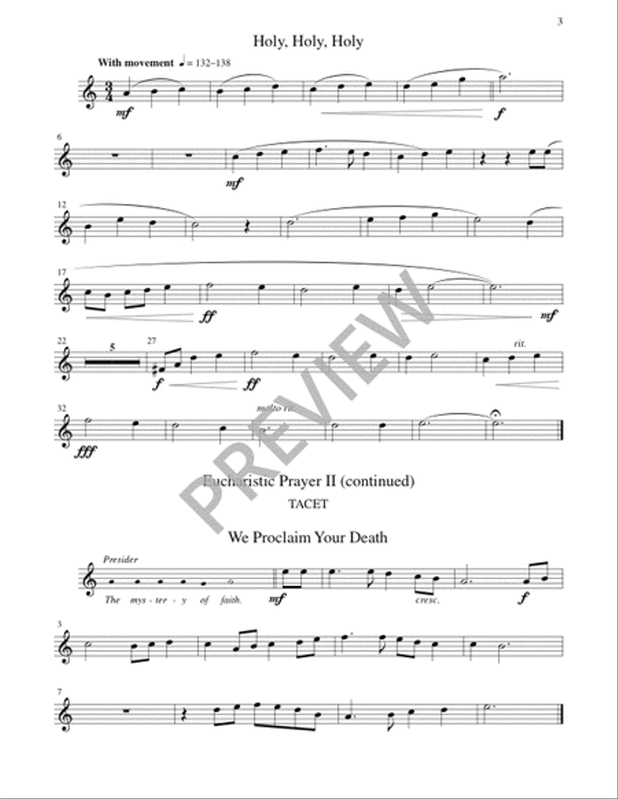 Mass of Creation - Brass and Timpani edition 3-Octaves scores gallery preview page 4