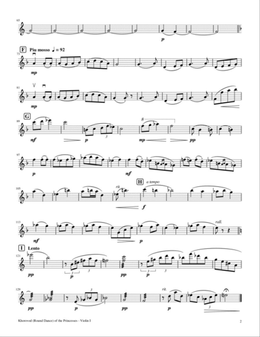 Firebird Suite String Quartet scores gallery preview page 2