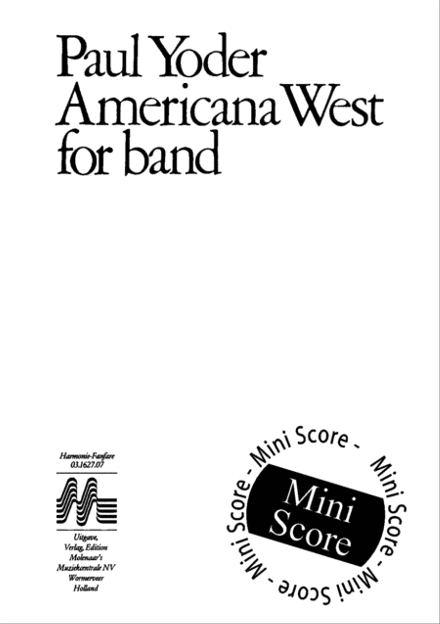 Americana West Concert Band scores gallery preview page 3