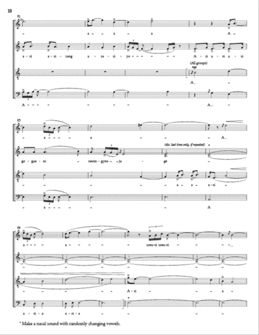 Me-Na-Ri Me-Na-Ri 4-Part scores gallery preview page 9