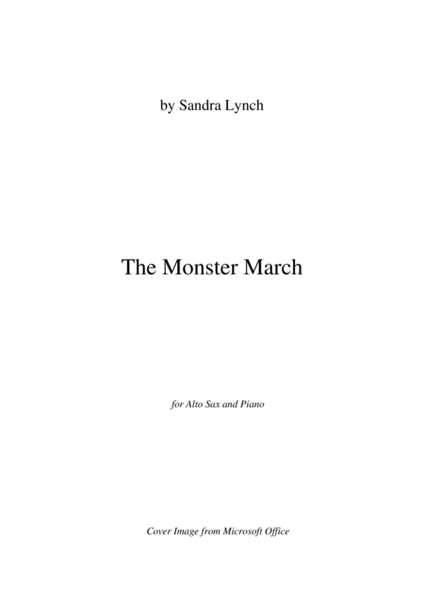 The Monster March for Alto Saxophone