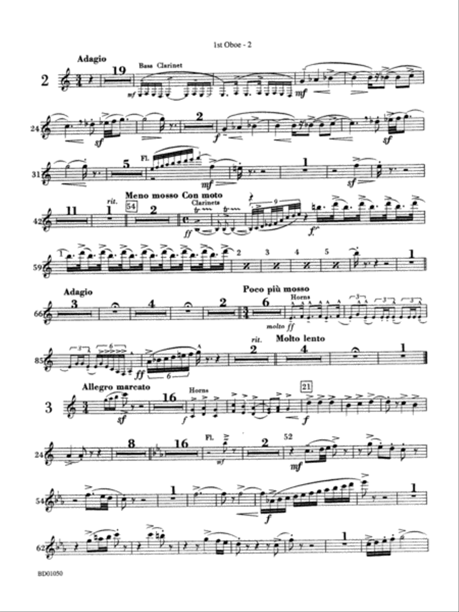Trittico: Oboe Trittico: Oboe Concert Band scores gallery preview page 2