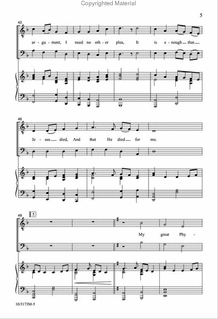 My Faith Has Found a Resting Place TB scores gallery preview page 6
