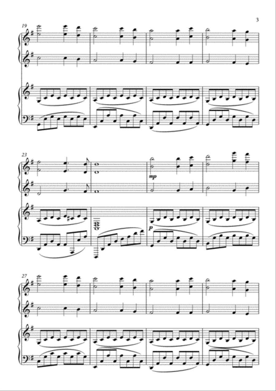 The Carnival Piano scores gallery preview page 3