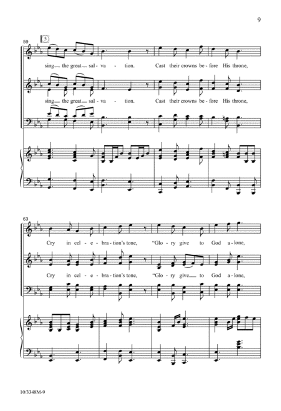 The Emerald Gates SSATB scores gallery preview page 9
