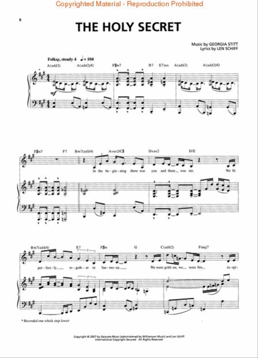 This Ordinary Thursday: The Songs of Georgia Stitt Piano, Vocal, Guitar scores gallery preview page 2