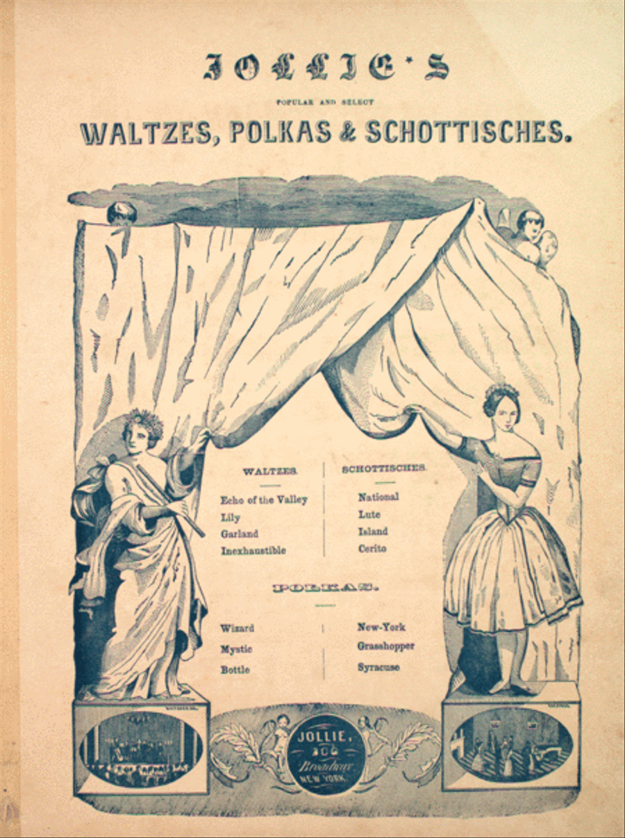 Jollie's Popular and Select Waltzes, Polkas & Schottisches Piano Solo scores gallery preview page 1