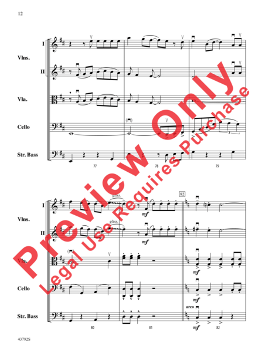 I Don't Want to Miss a Thing String Orchestra scores gallery preview page 31