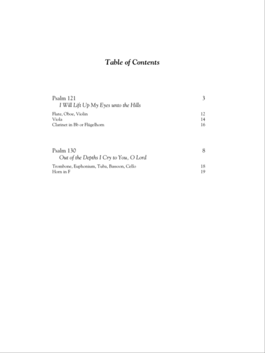 Two Psalm-Preludes for Organ and Solo Instrument image number null