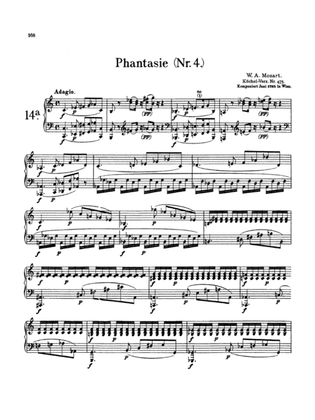 Mozart: Piano Sonata 14a - Fantasy No. 4