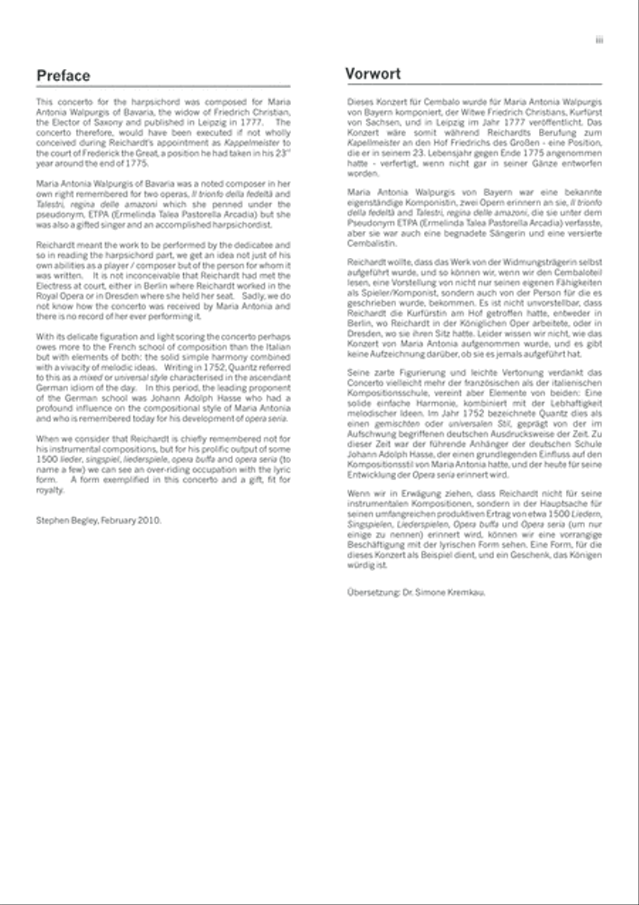 Cembalokonzert - Cembalo Part Harpsichord scores gallery preview page 5