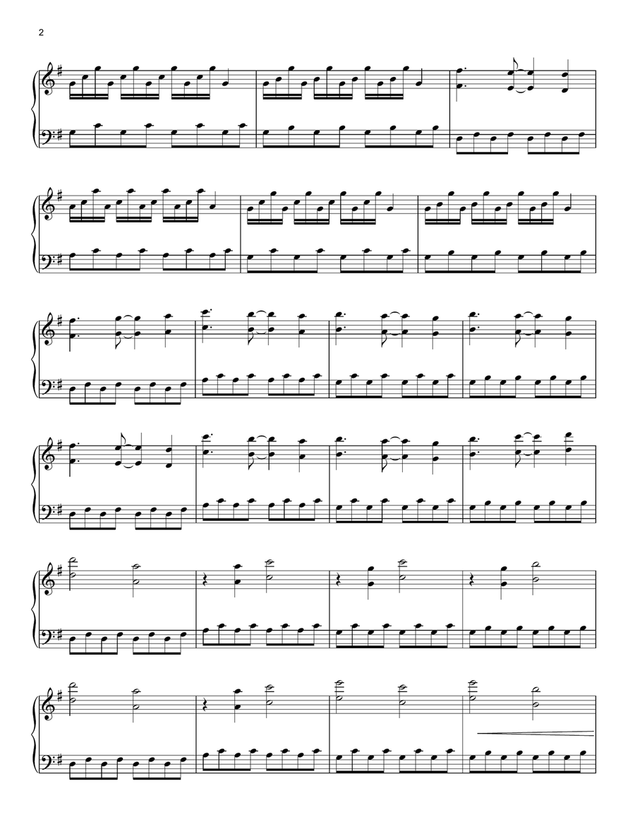 Imagining Imagining Piano Solo scores gallery preview page 2