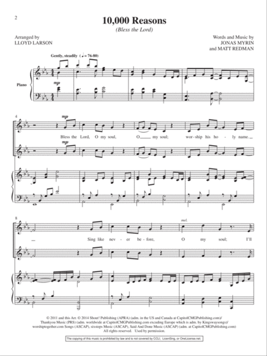 Today's Hymns and Songs for Two Voices, Vol 1 Vocal Duet scores gallery preview page 5