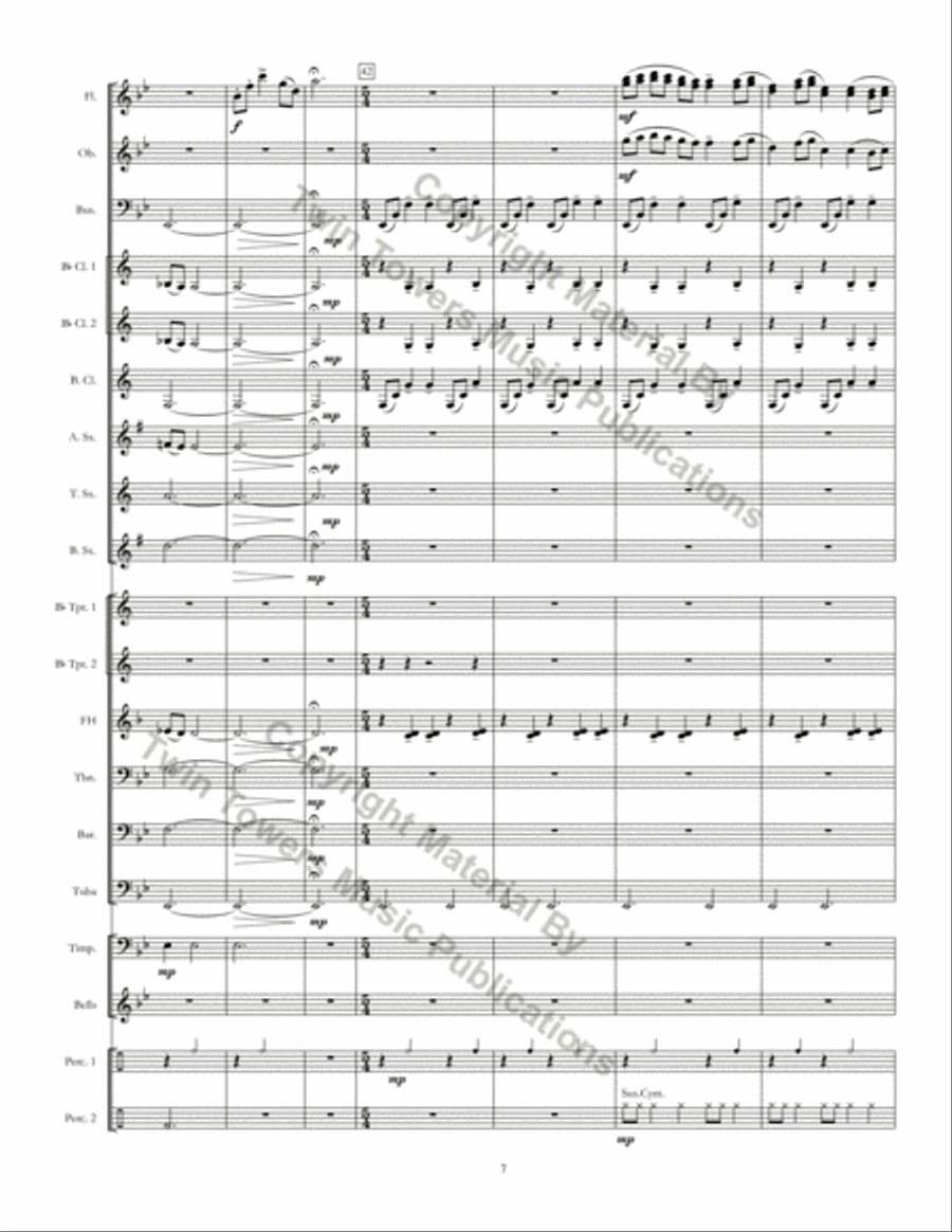 Memento Concert Band scores gallery preview page 8