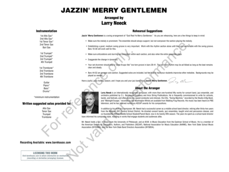 Jazzin' Merry Gentlemen image number null