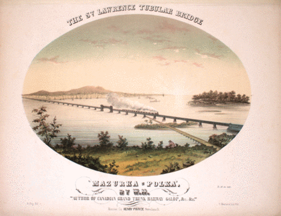The St. Lawrence Tubular Bridge. Mazurka-Polka