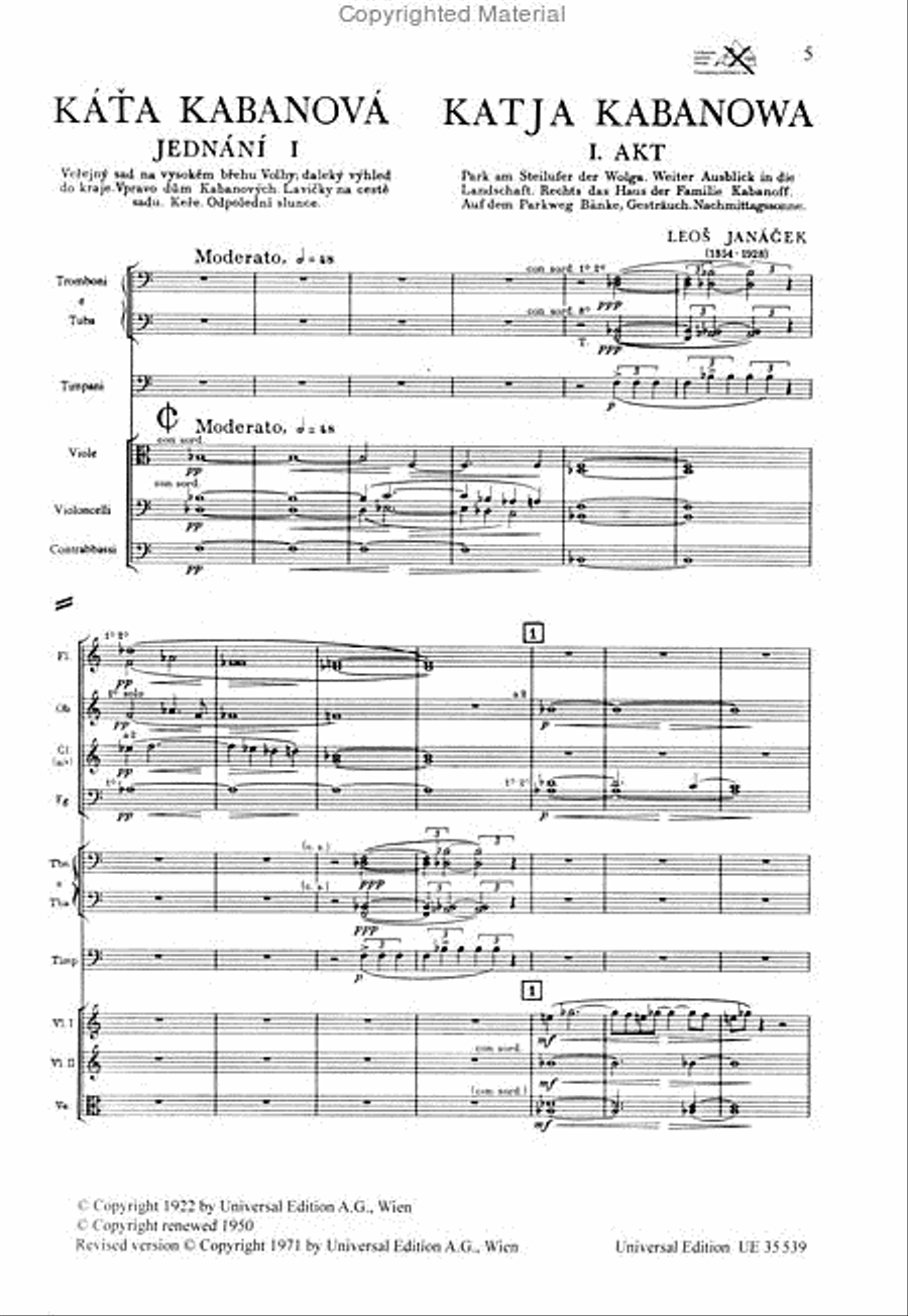 Kata Kabanova Score scores gallery preview page 2
