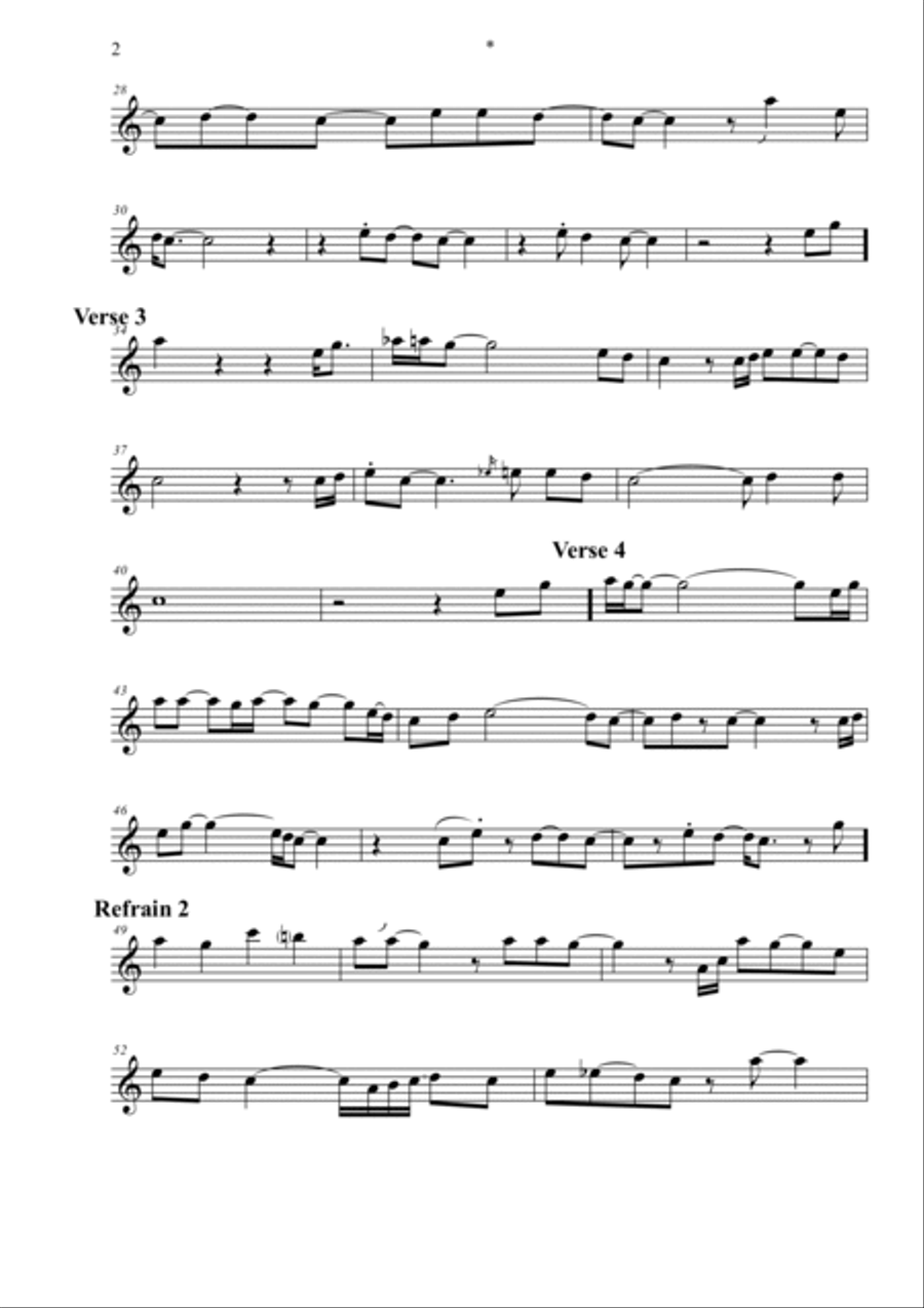 Stand By Me Alto Saxophone scores gallery preview page 2