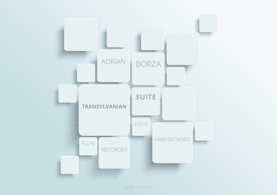 Transylvanian Suite (for Alto Recorder, Flute, Harpsichord, and Cello) Small Ensemble - Digital Sheet Music