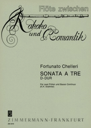 Book cover for Sonata a tre in D major