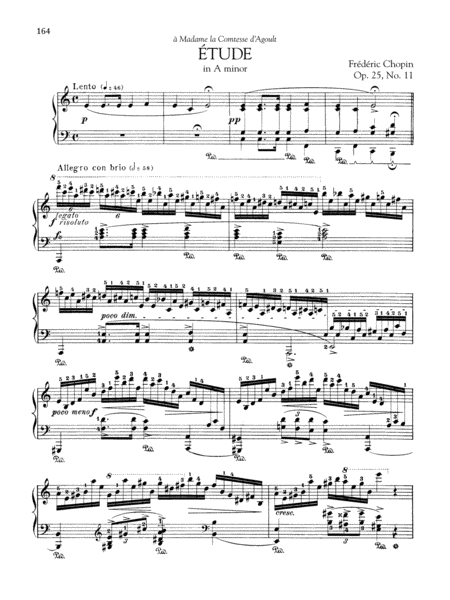 Etude in A minor, Op. 25, No. 11