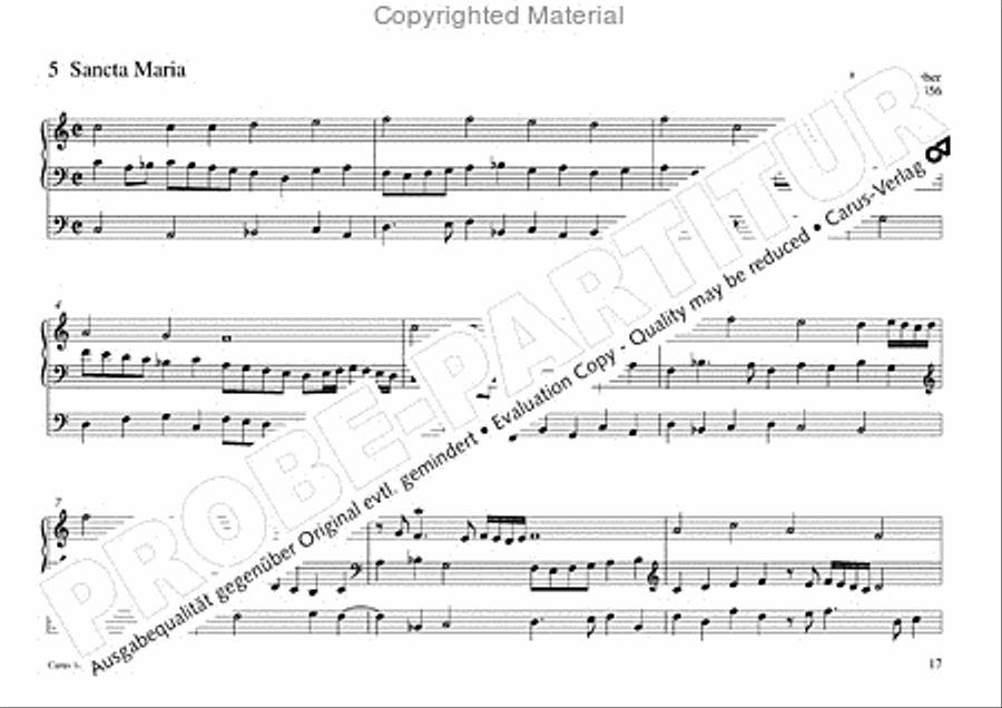 Freiburger Orgelbuch: Stammteil Organ Solo scores gallery preview page 18