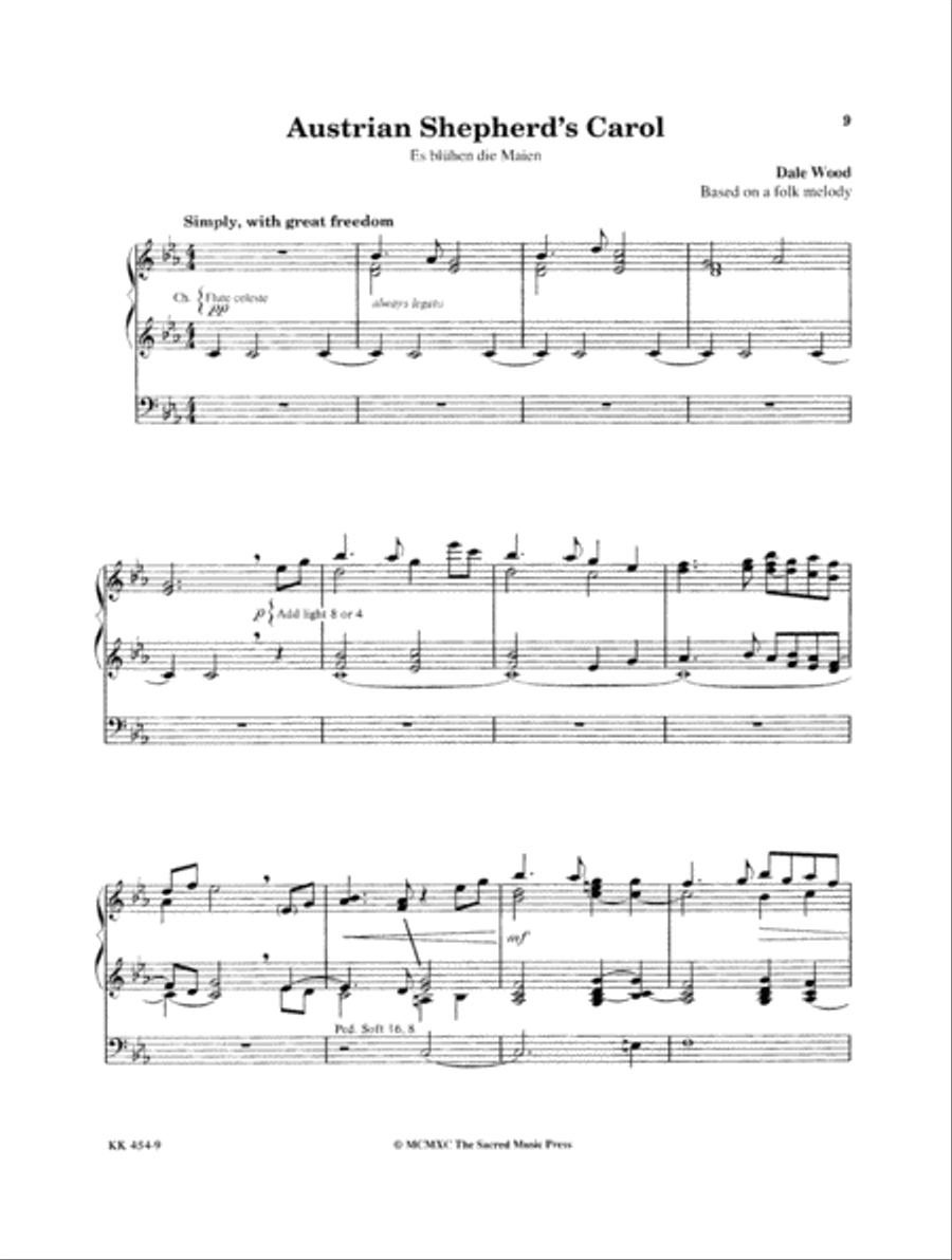 Wood Works for Christmas Organ Solo scores gallery preview page 4