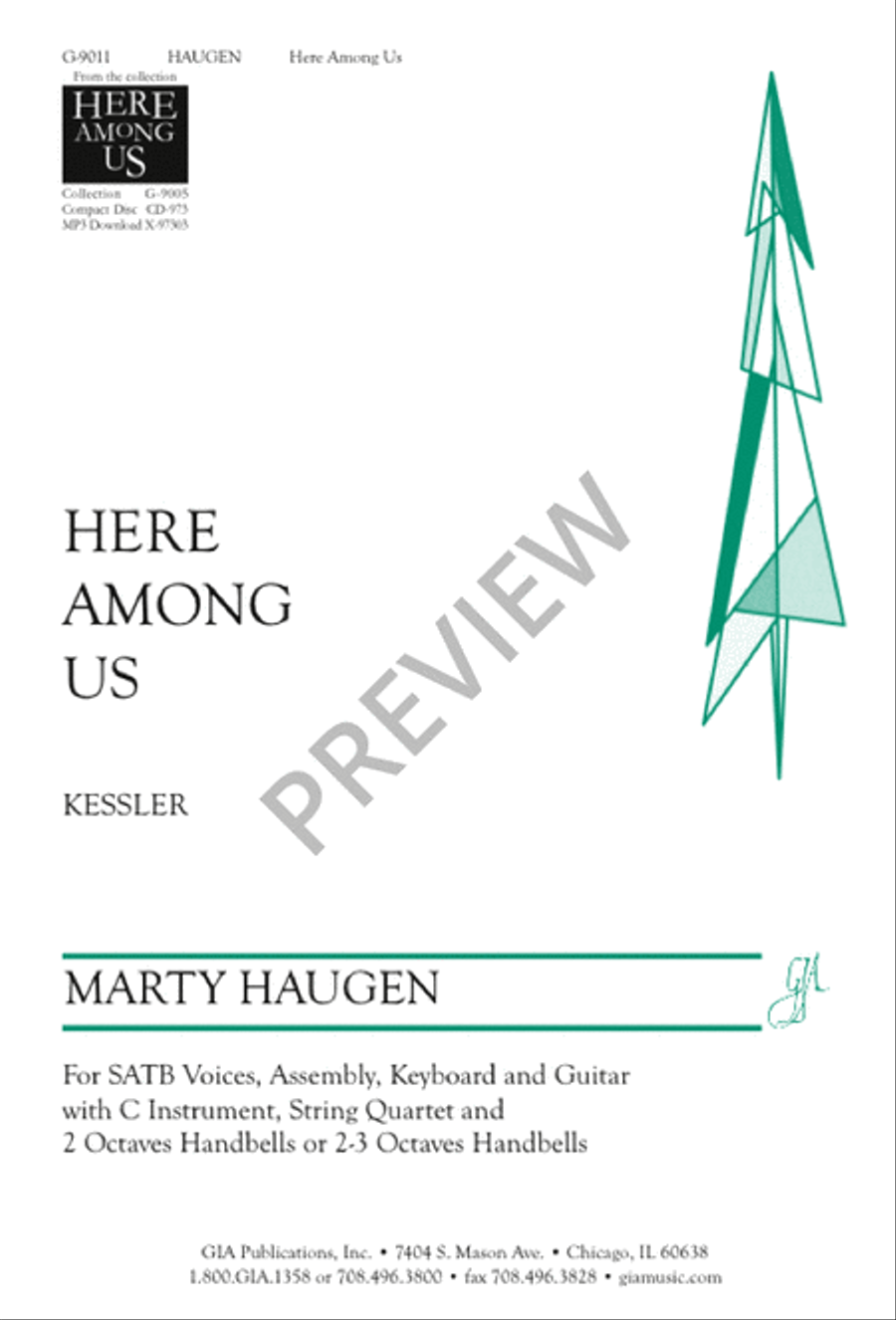 Here Among Us Here Among Us 4-Part scores gallery preview page 1