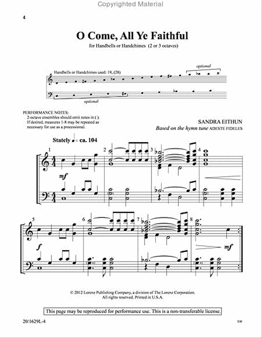 And All the Bells on Earth Shall Ring! 3-Octaves scores gallery preview page 2