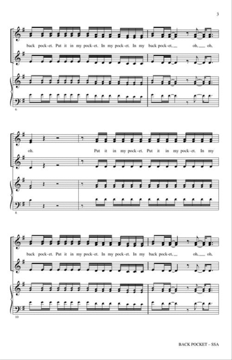 Back Pocket Back Pocket SSA scores gallery preview page 4